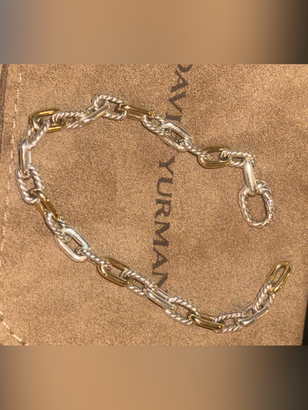 David Yurman Mixed Metal Bracelet - Gold & Silver